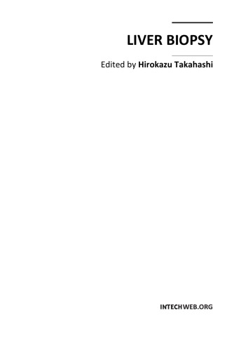 Liver Biopsy Edited By Hirokazu Takahashi