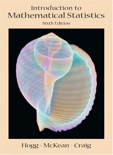 Introduction To Mathematical Statistics 6th Robert V Hogg Allen Craig