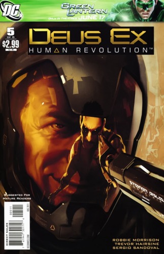 Deus Ex 5 Issue 5th Robbie Morrison