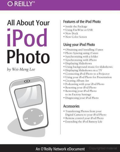 All About Your Ipod Photo Cdr Edition Wei Meng Lee