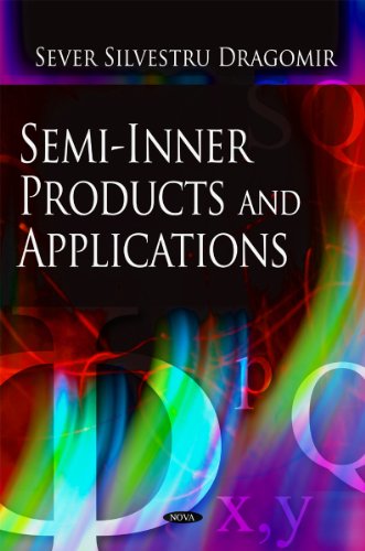 Semiinner Products And Applications Sever S Dragomir