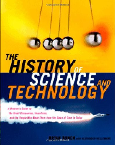 The History Of Science And Technology A Browsers Guide To The Great Discoveries Inventions And The People Who Madethem From The Dawn Of Time To Today First Edition Bryan Bunch