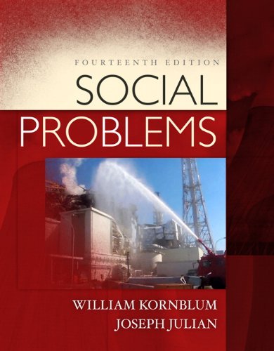 Social Problems 14th Edition 14th Edition William Kornblum