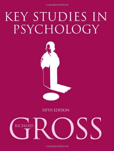 Key Studies In Psychology 5th Richard Gross