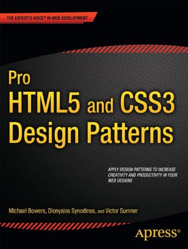 Pro Html5 And Css3 Design Patterns 1st Edition Michael Bowers