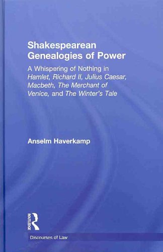 Shakespearean Genealogies Of Power A Whispering Of Nothing In Hamlet Richard Ii Julius Caesar Macbeth The Merchant Of Venice And The Winters Tale 1st Edition Anselm Haverkamp