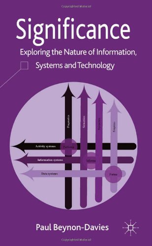 Significance Exploring The Nature Of Information Systems And Technology Paul Beynondavies