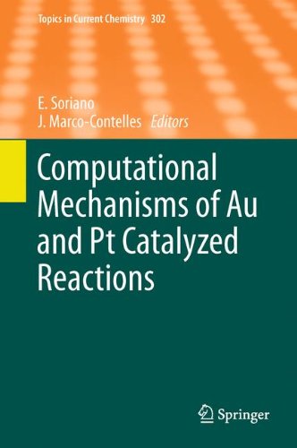 Computational Mechanisms Of Au And Pt Catalyzed Reactions 1st Edition Elena Soriano