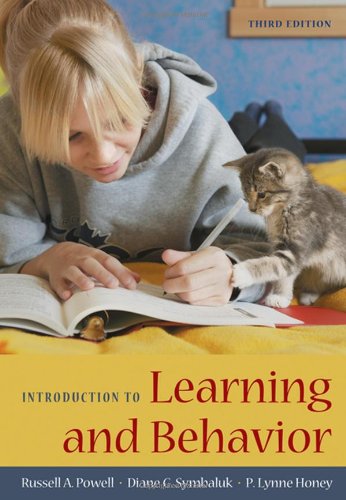 Introduction To Learning And Behavior Third Edition 3rd Edition Russell A Powell