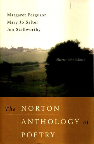 The Norton Anthology Of Poetry Shorter Fifth Edition Shorter 5th Margaret Ferguson