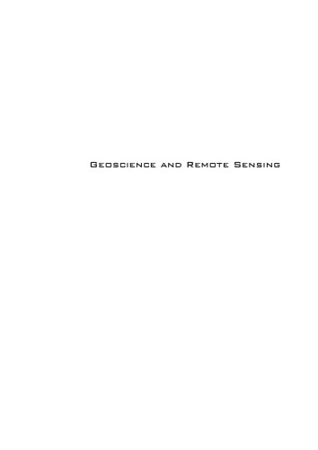 Geoscience And Remote Sensing Peigee Peter Ho Ed