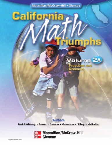 California Math Triumphs Vol 2a Fractions California Math Triumphs Vol 2a Macmillan