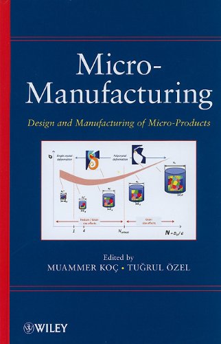 Micromanufacturing Design And Manufacturing Of Microproducts 1st Edition Muammer Koc
