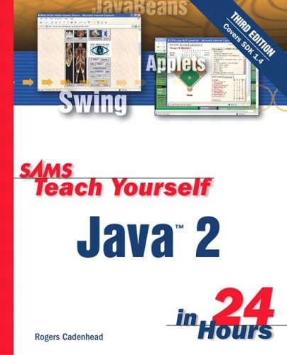 Sams Teach Yourself Java 2 In 24 Hours 3rd Edition Rogers Cadenhead