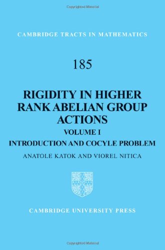 Rigidity In Higher Rank Abelian Group Actions Volume 1 Introduction And Cocycle Problem Anatole Katok