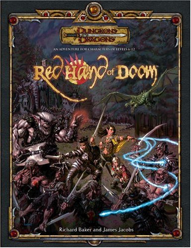 The Red Hand Of Doom Dungeons Dragons D20 35 Fantasy Roleplaying Adventure James Jacobs