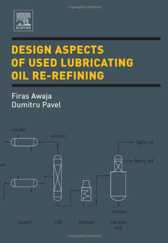 Design Aspects Of Used Lubricating Oil Rerefining 1st Edition Firas Awaja