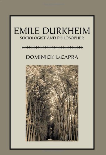 Emile Durkheim Sociologist And Philosopher 2nd Dominick Lacapra
