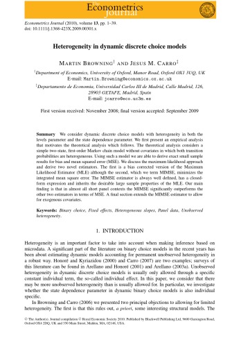 The Econometrics Journal 2010 Vol13 N1 Pierre Perron And Richard J Smith
