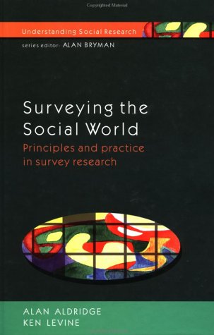 Surveying The Social World Principles And Practice In Survey Research Understanding Social Research Alan Aldridge