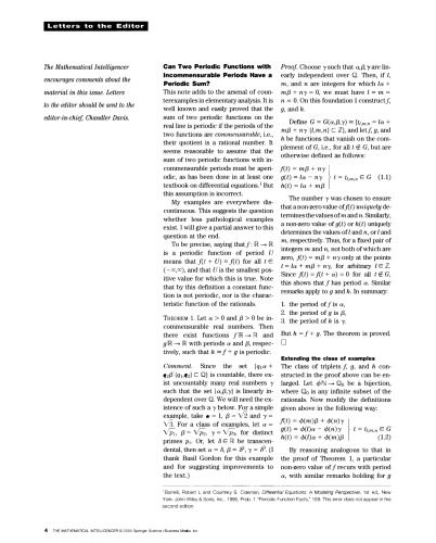 The Mathematical Intelligencer Volume 27 Issue 2 Ml Senechal