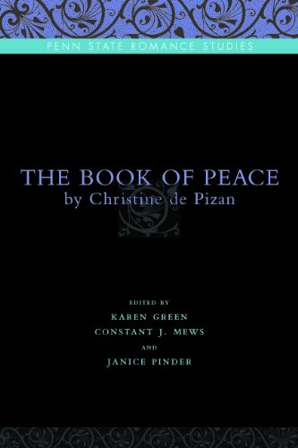 The Book Of Peace Penn State Romance Studies Christine Pizan