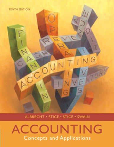 Accounting Concepts And Applications Tenth Edition 10th Edition W Steve Albrecht