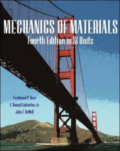 Mechanics Of Materials Fourth Edition In Sl Units 4th In Sl Units Ferdinand P Beer