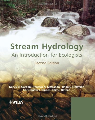 Stream Hydrology An Introduction For Ecologists 2nd Edition Nancy D Gordon