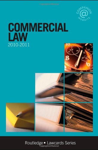 Commercial Lawcards 20102011 7th Edition Routledge