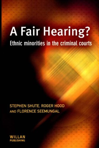 A Fair Hearing Stephen Shute Roger Hood Florence Seemungal