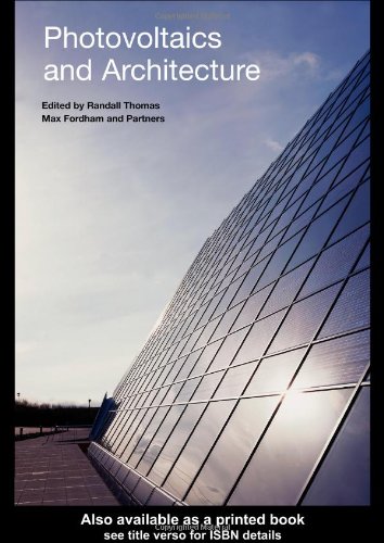 Photovoltaics And Architecture 1st Edition Randall Thomas