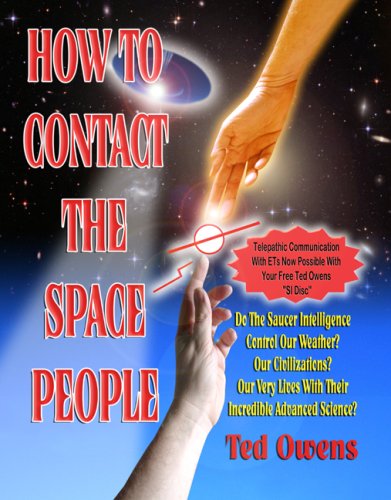How To Contact The Space People Book Si Disk Enlarged 2nd Ted Owens