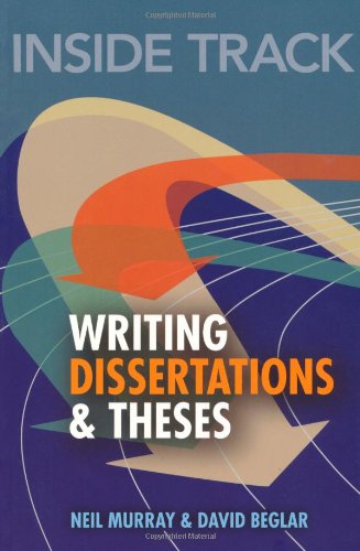 Inside Track To Writing Dissertations And Theses David Beglar