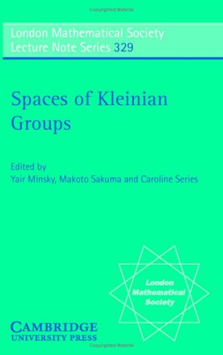 Spaces Of Kleinian Groups 1st Edition Yair Nathan Minsky Makoto Sakuma