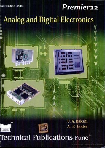 Analog And Digital Electronics Uabakshi Apgodse
