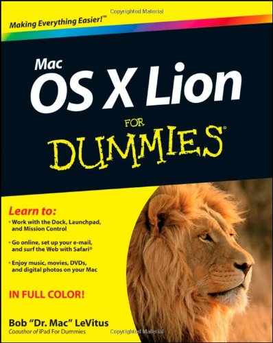 Mac Os X Lion For Dummies 1st Edition Bob Levitus
