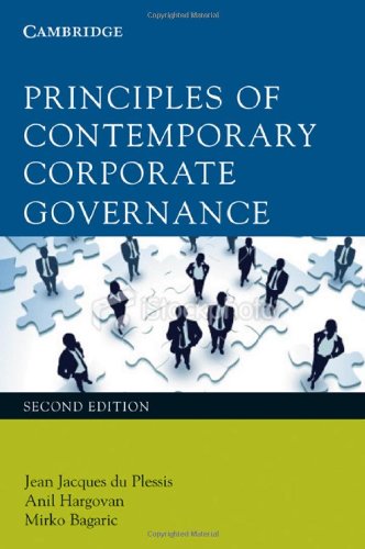 Principles Of Contemporary Corporate Governance 2nd Edition Jean Jacques Du Plessis