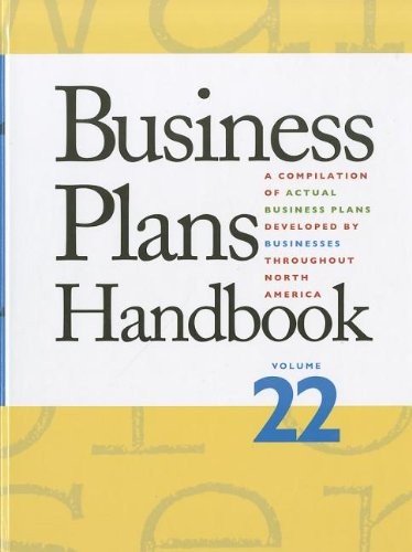 Business Plans Handbook Volume 22 Volume 22 22th Edition Gale Editor