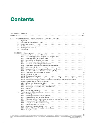 Drugacceptor Interactions Modeling Theoretical Tools To Test And Evaluate Experimental Equilibrium Effects Niels Bindslev