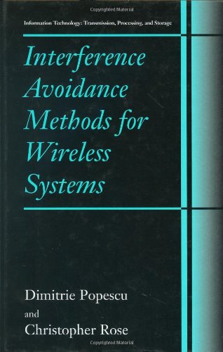 Interference Avoidance Methods For Wireless Systems 1st Edition Dimitrie C Popescu