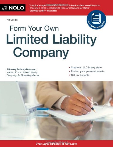 Form Your Own Limited Liability Company 7th Edition 7th Anthony Mancuso