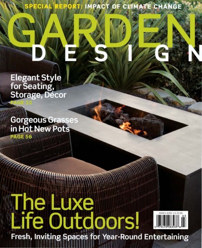 Garden Design Mar 2009 Volume Number 157 Bonmer Corporation