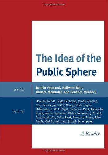 The Idea Of The Public Sphere A Reader Jostein Gripsrud Hallvard Moe