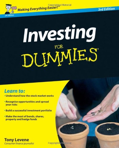 Investing For Dummies 3rd Tony Levene