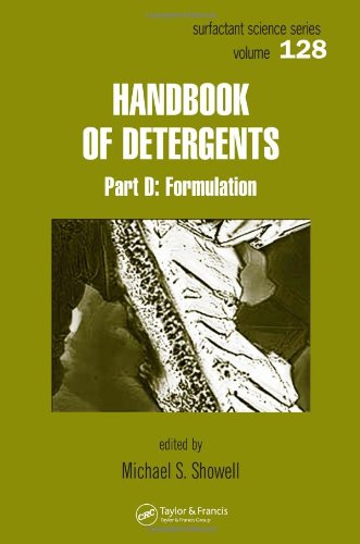 Handbook Of Detergents Part D Formulation Surfactant Science 1st Edition Michael Showell