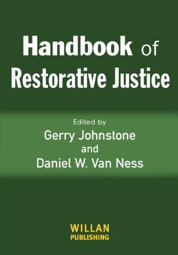Handbook Of Restorative Justice Gerry Johnstone Daniel Van Ness