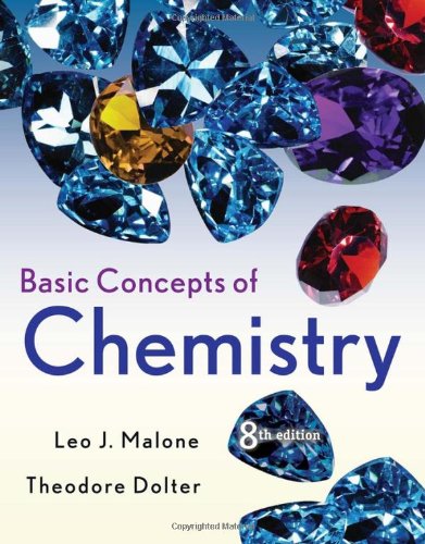 Basic Concepts Of Chemistry Eighth Edition 8th Leo J Malone