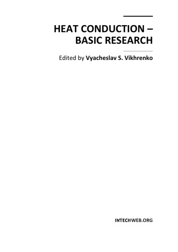 Heat Conduction Basic Research Vyacheslav S Vikhrenko