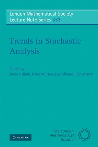 Trends In Stochastic Analysis 1st Edition Jochen Blath Peter Mrters